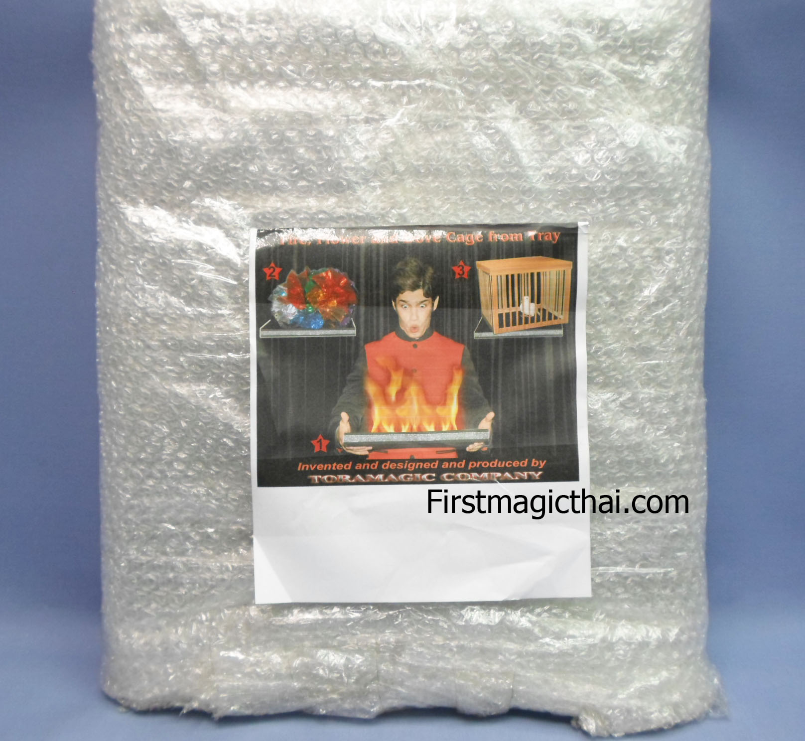 Fire Frower and dove cage from tray