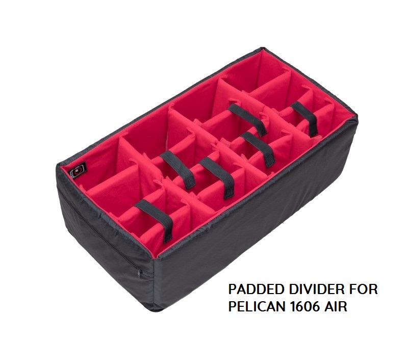 Insert Padded Divider for Pelican 1606 Air - Fits Pelican 1606 Air