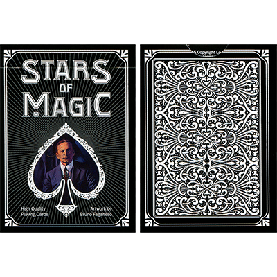 Stars of Magic Playing Cards (Black)