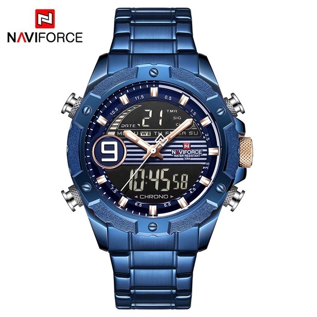 นาฬิกา Naviforce รุ่น NF9146 BU สีน้ำเงิน ของแท้ รับประกันศูนย์ 1 ปี ส่งพร้อมกล่อง และใบรับประกันศูนย์ ราคาถูกที่สุด
