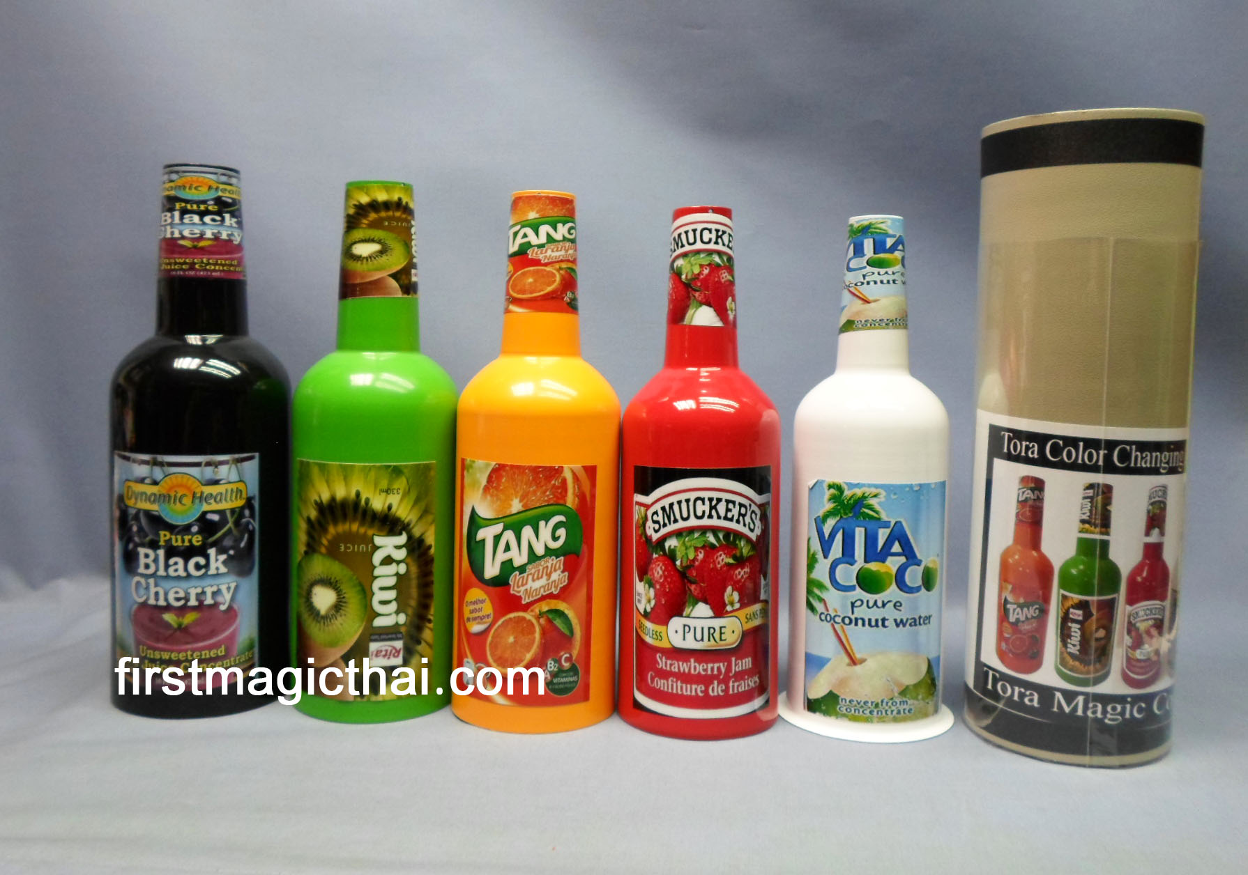 Tora Color Changing Juice Bottles (5Time)