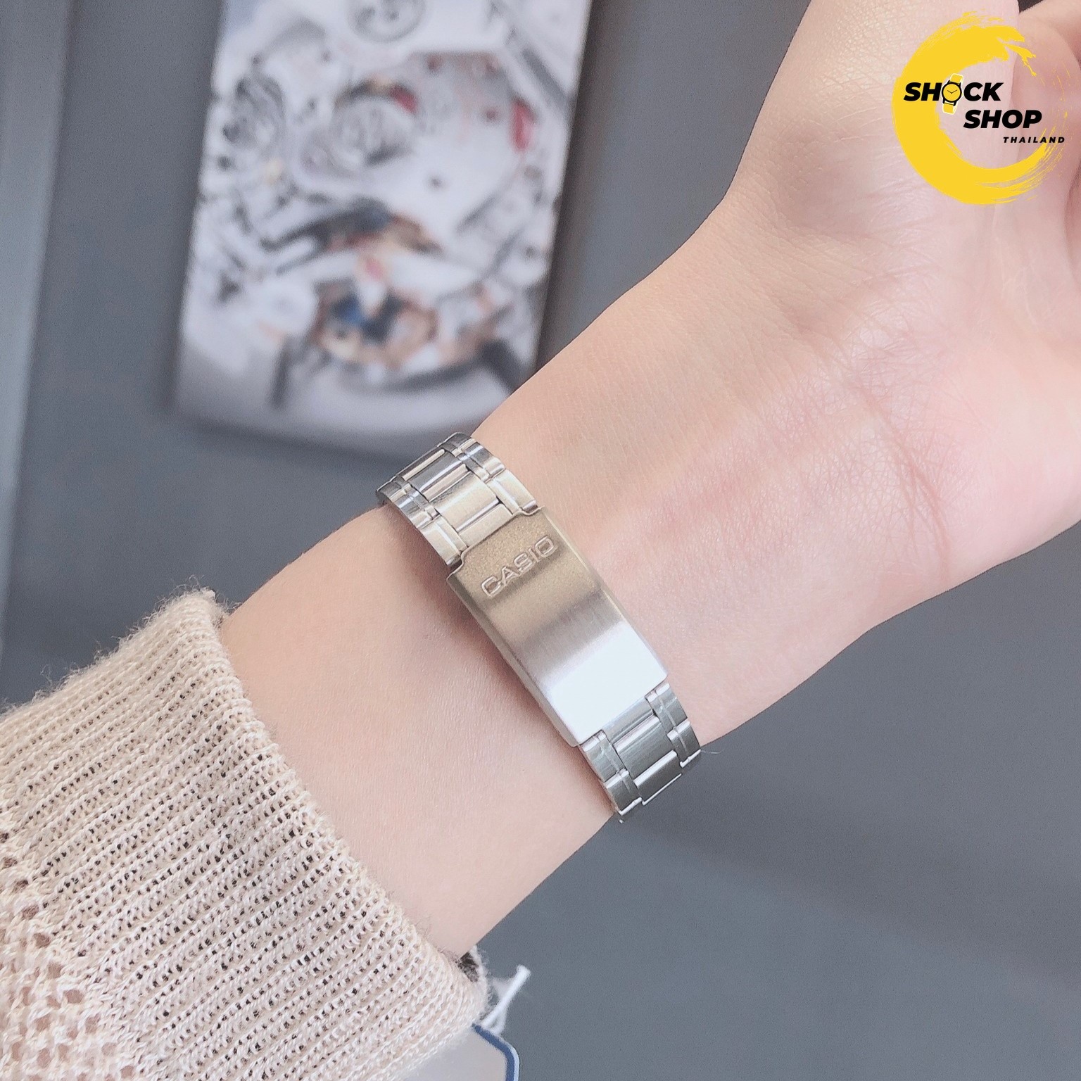 นาฬิกาผู้หญิง Casio Dress อะนาล็อก รุ่น LTP-V005D-4B คาสิโอ