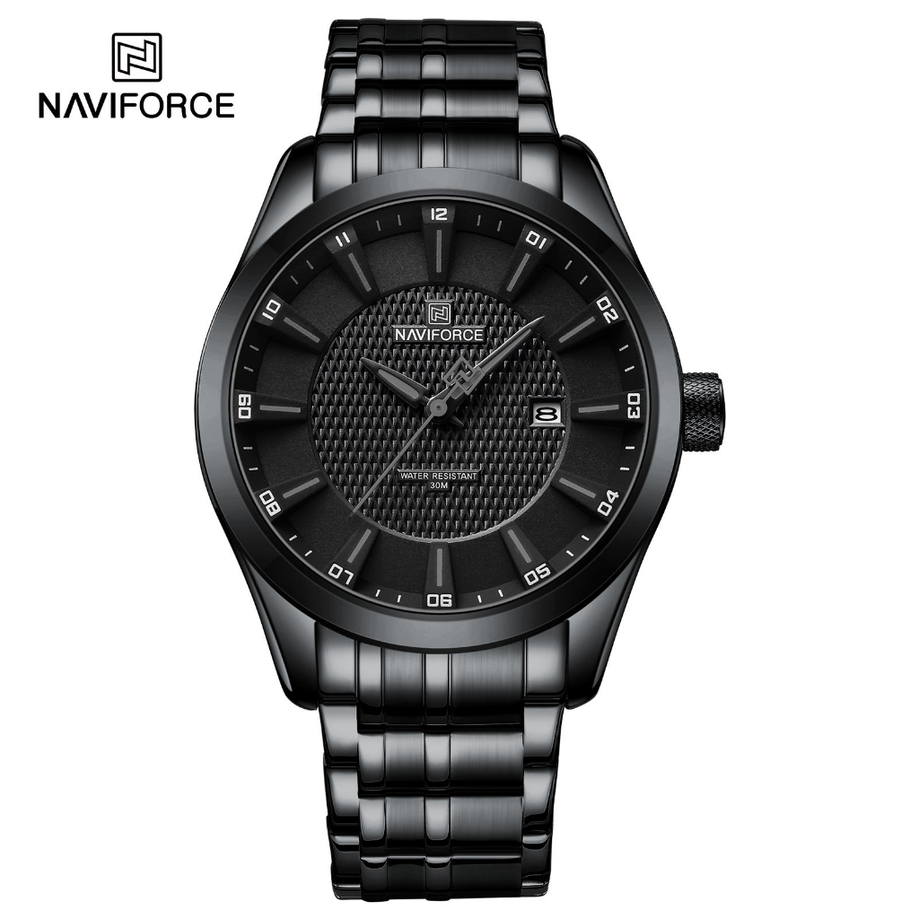 นาฬิกา Naviforce รุ่น NF8032 BK สีดำ ของแท้ รับประกันศูนย์ 1 ปี ส่งพร้อมกล่อง และใบรับประกันศูนย์ ราคาถูกที่สุด