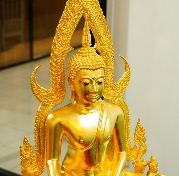 พระพุทธชินราช 12นิ้ว ทองเหลือง ปิดทองแท้