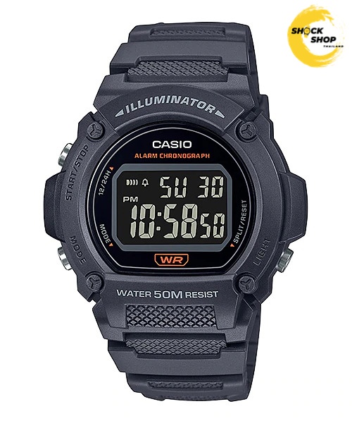 CASIO นาฬิกาข้อมือ รุ่น W-219H-8BV คาสิโอ