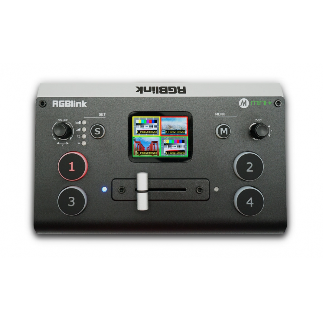 Switcher HDMI 4 Channel LIVE STREAM RGB MINI+ ALL-IN-ONE 4 CH WITH PTZ CONTROL