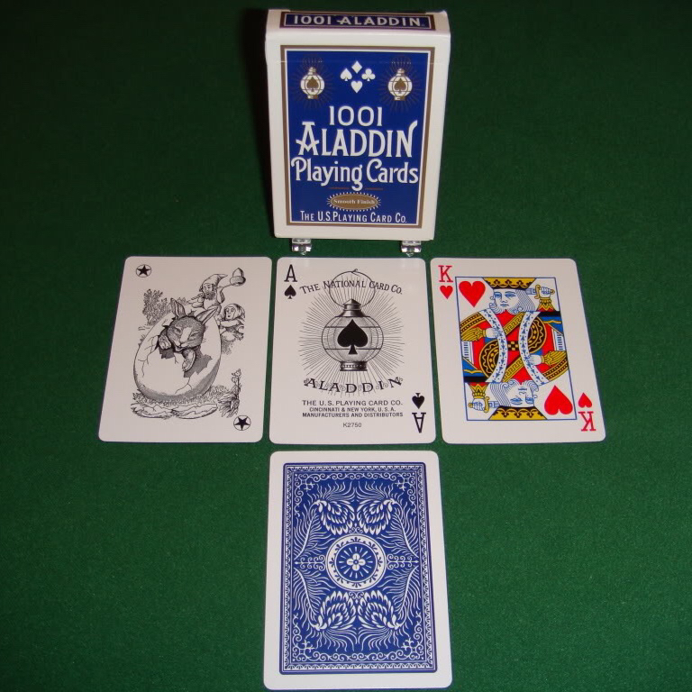 Aladdin 1001 Playing Cards สีน้ำเงิน