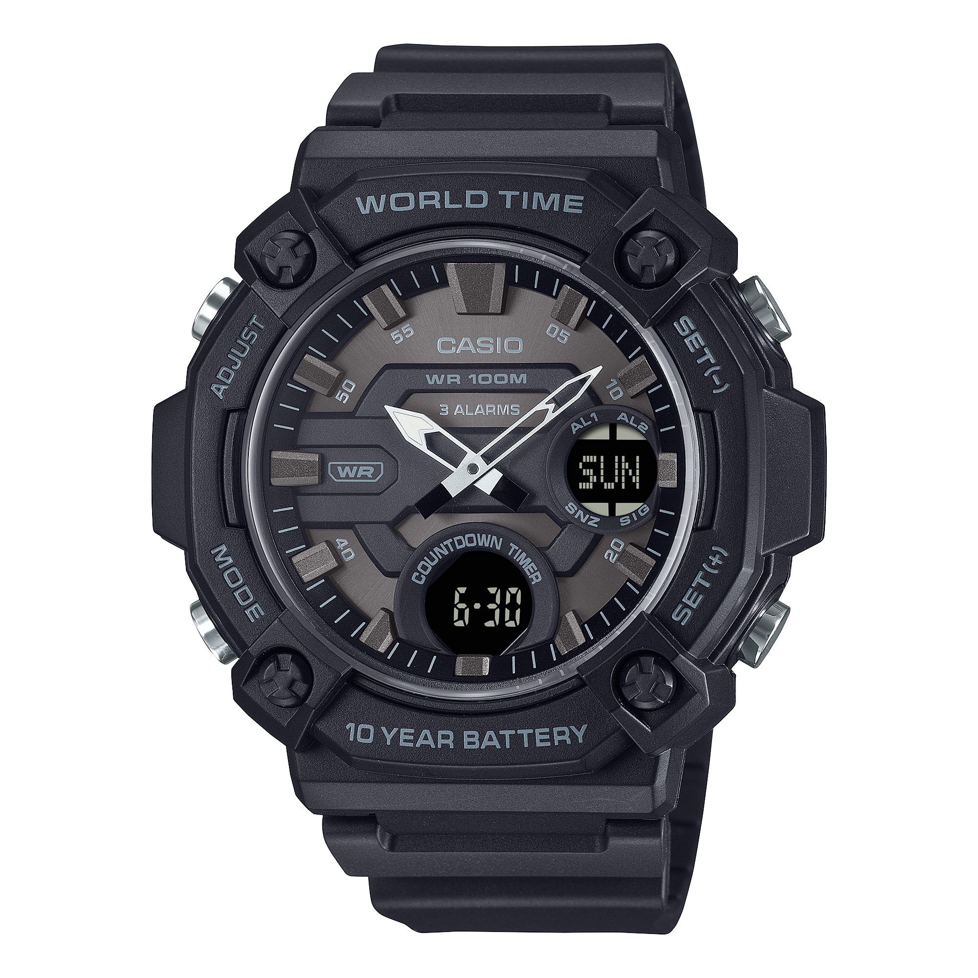 CASIO นาฬิกาผู้ชาย รุ่น AEQ-120W-1B คาสิโอ