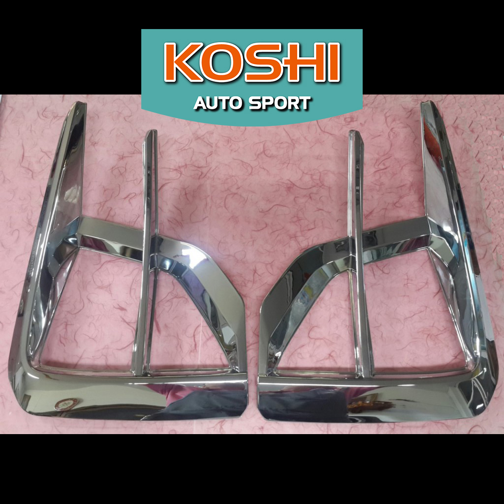 Lekone ครอบไฟหน้า ชุบโครเมี่ยม Mitsubishi Xpander 2018 (2ชิ้น/1ชุด)