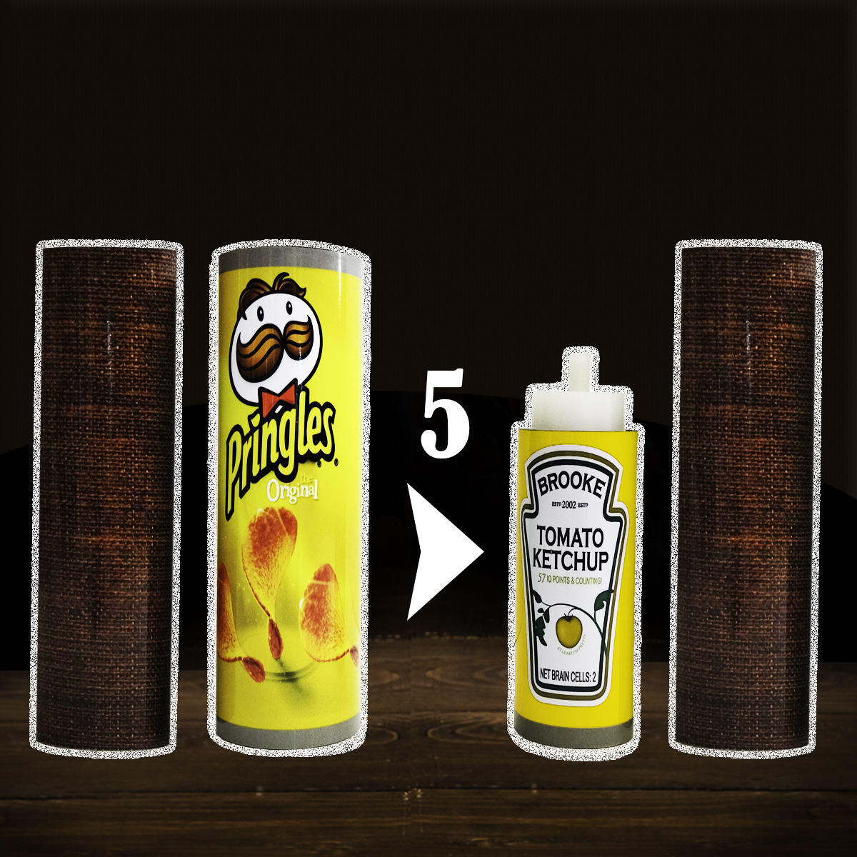 กระป๋องมันฝรั่ง ย้ายที่ / Chips and Sauce by Tora Magic