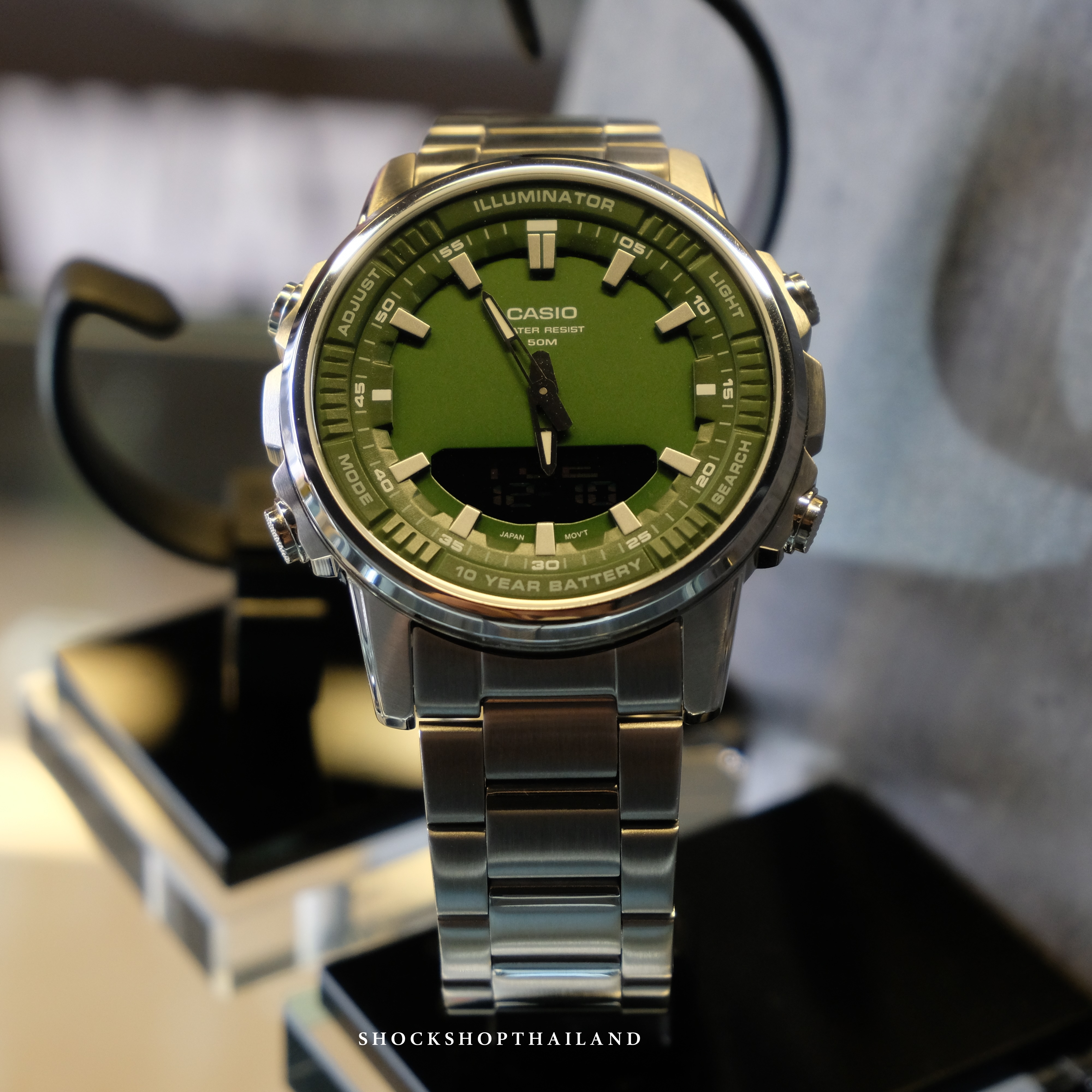 นาฬิกาผู้ชาย Casio รุ่น AMW-880D-3AV คาสิโอ