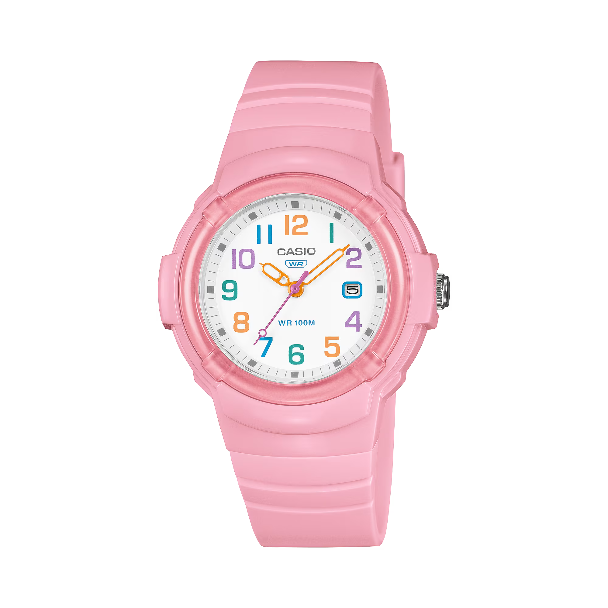 CASIO นาฬิกาผู้หญิง รุ่น LX-800H-4AV วัสดุเรซิ่น สีชมพู คาสิโอ