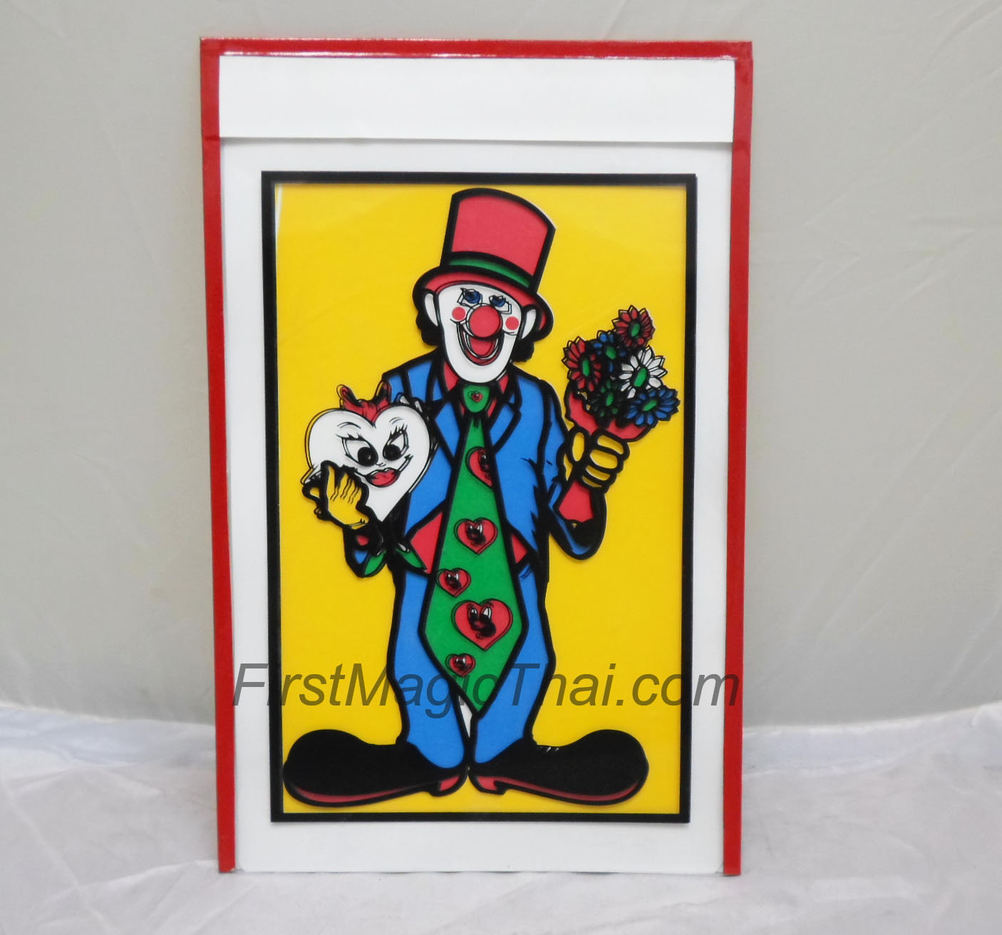 กรอบรูปเปลี่ยนสี ตัวตลกสีใหญ่ 4 ครั้ง