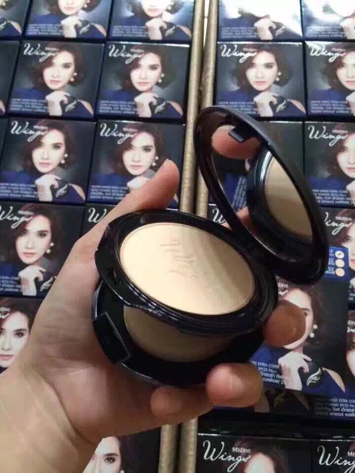 MISTINE WINGS EXTRA COVER SUPER POWDER SPF25 PA++ แป้งมิสทิน วิงส์ เอ็กซ์ตร้า คัฟเวอร์ ซุปเปอร์ เพาเดอร์ เอสพีเอฟ 25 พีเอ++ 10 กรัม