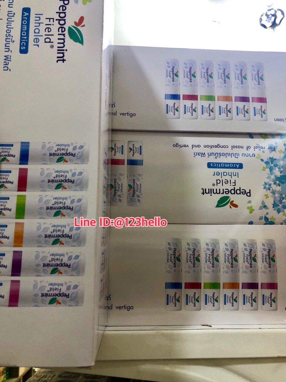 Peppermint Field Inhaler ยาดม เป๊ปเปอร์มิ้นท์ ฟิลด์ บรรจุ 5 โหล