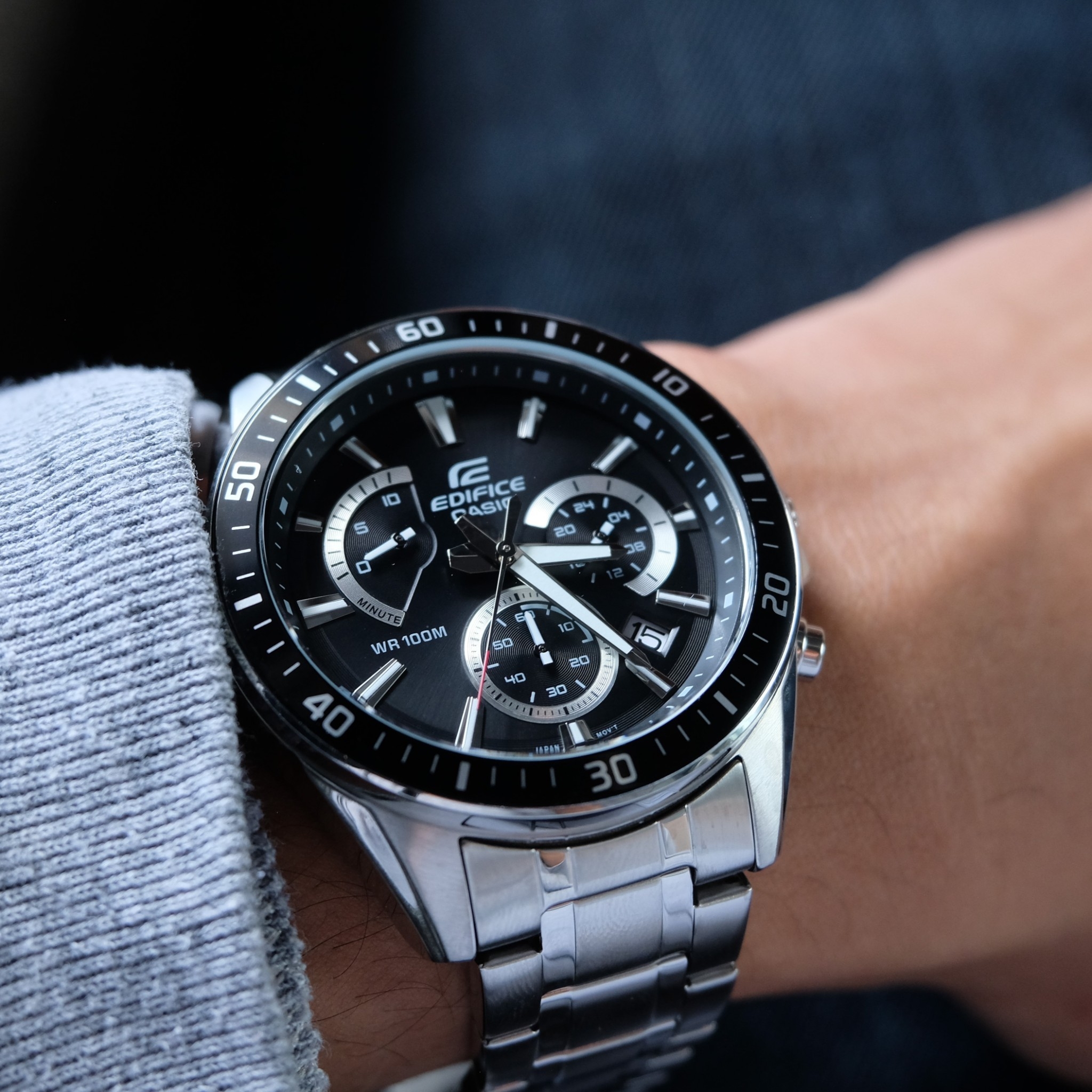 นาฬิกาผู้ชาย Casio EDIFICE รุ่น EFR-552D-1AV คาสิโอ