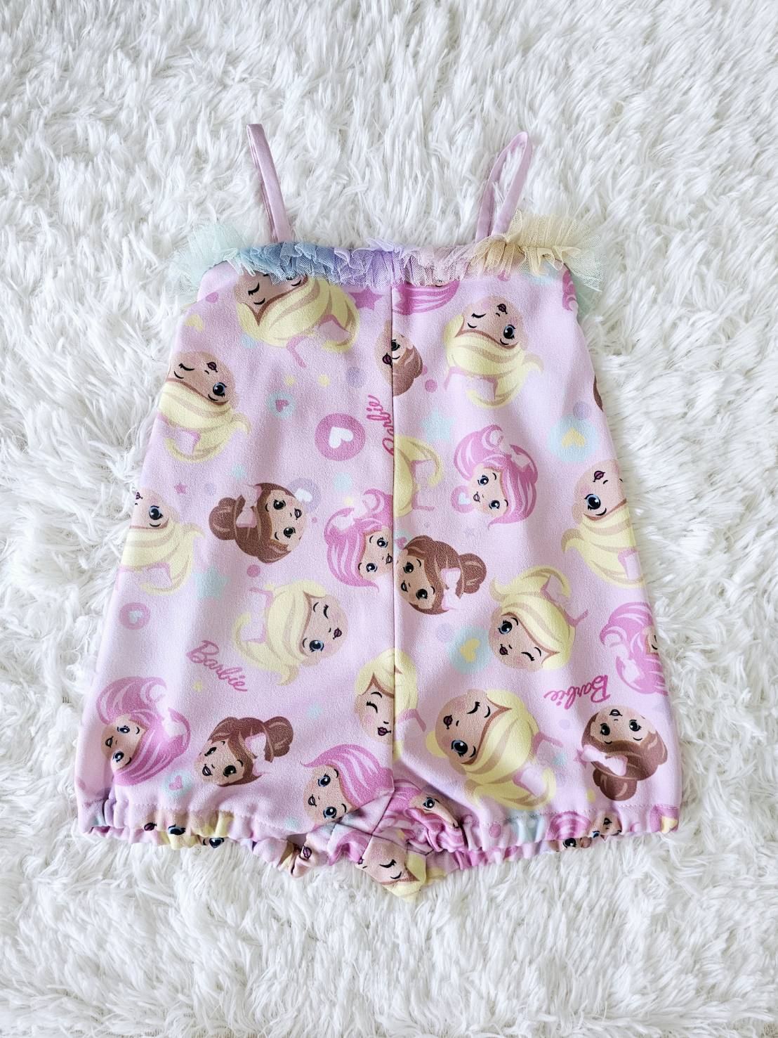 จั้มสูท Barbie baby ไซส์ M Laugh by ChaLom มือสอง เหมือนใหม่ ไม่มีตำหนิ