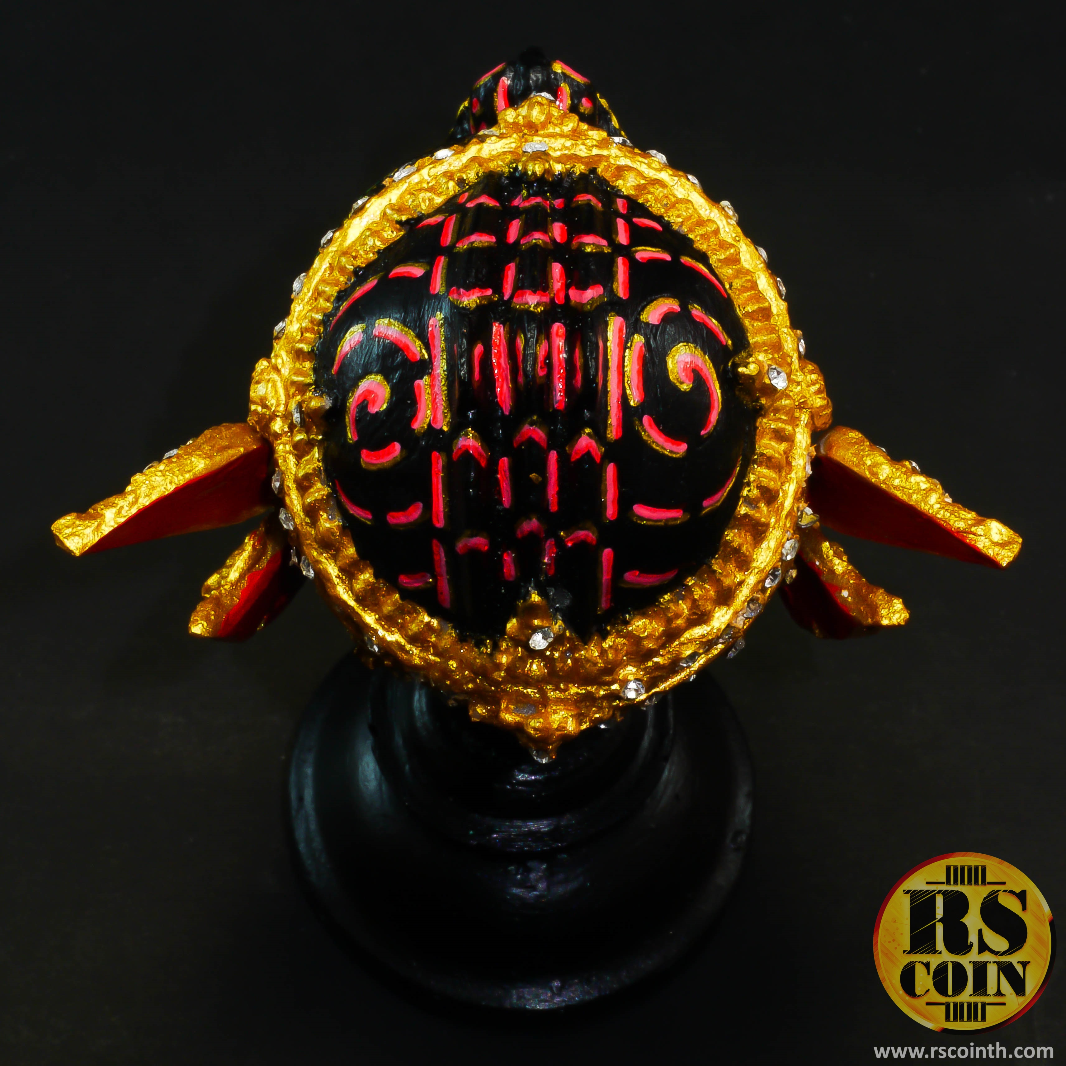 หัวโขนเรซิ่น - นิลพัท (Ramakien Black Ape Nila Khon Mask Size.S - Pre Order)