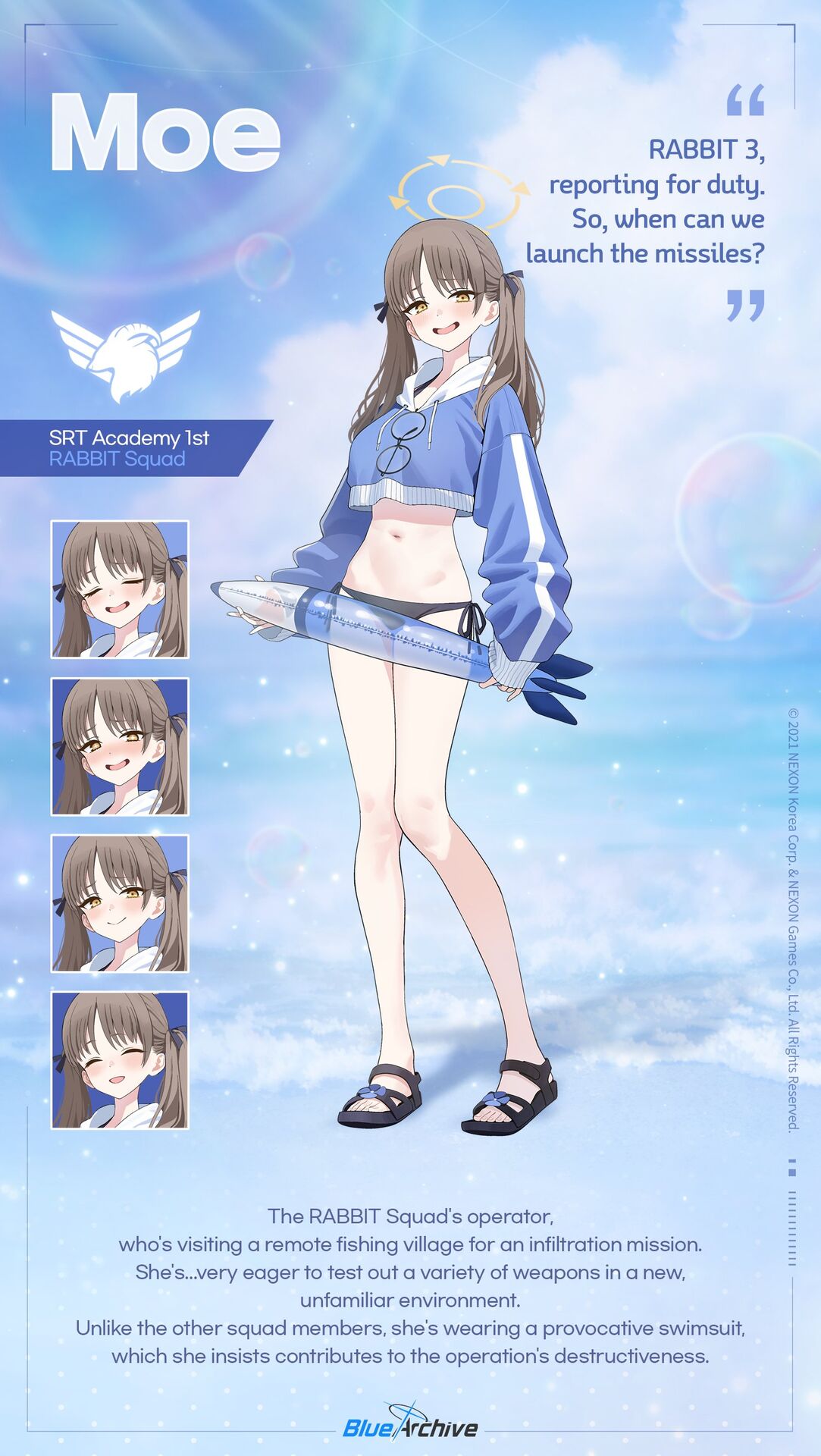 Blue Archive - Kazekura Moe Swimsuit