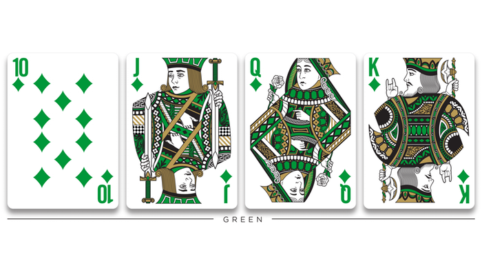 Regal Prototype Green Edition Playing Cards