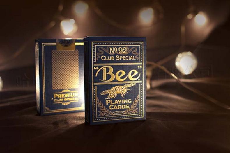 Bee Gold Edition Coterie Playing Cards (Blue)