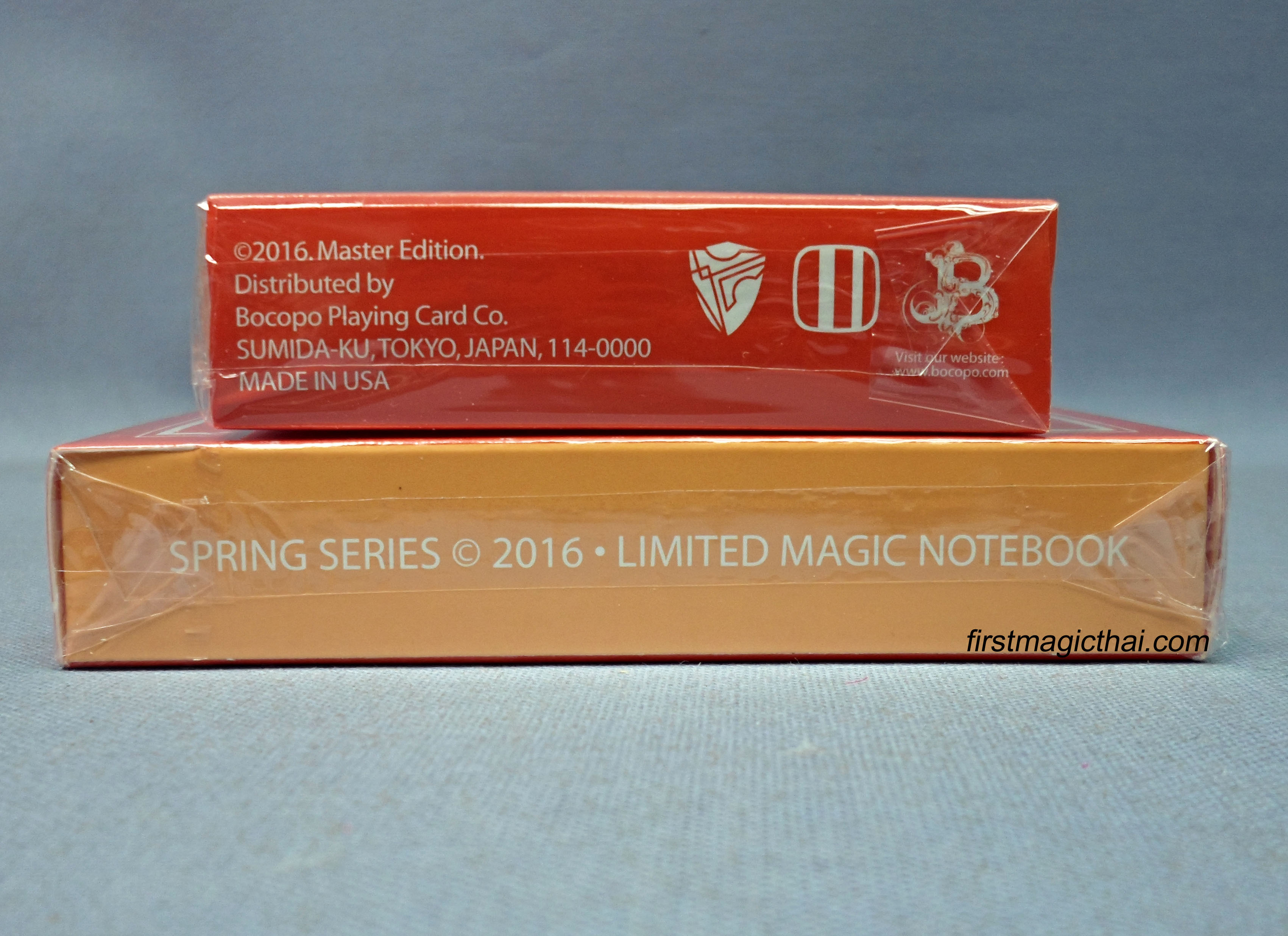 Orange Magic Notebook by The Bocopo Playing Card