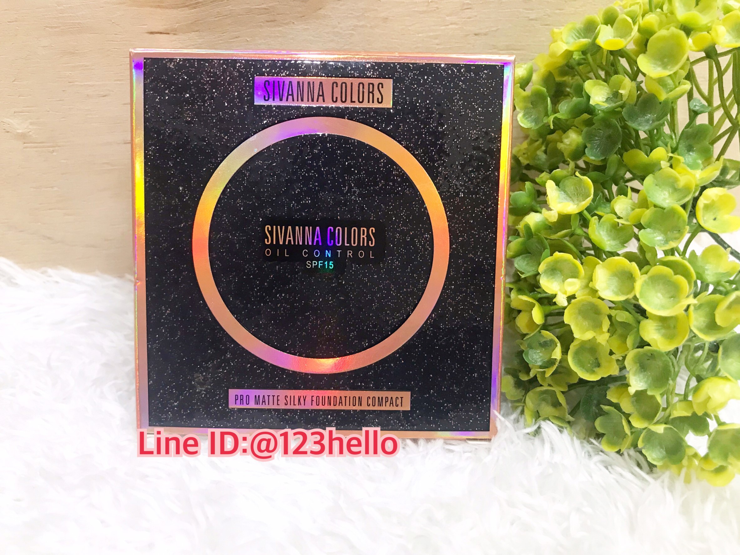 Sivanna Colors Pro Matte Silky Foundation Compact HF2008 ซีเวนน่า คัลเลอร์ส โปร แมทท์ ซิลกี้ ฟาวเดชั่น คอมแพ็ค – 7.5g