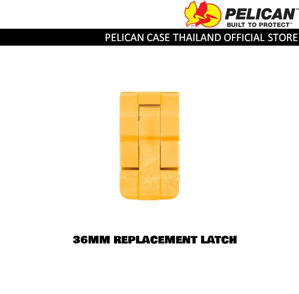 Pelican Replacement 36mm Latches - Yellow - อะไหล่ล๊อคกระเป๋าขนาด 36mm