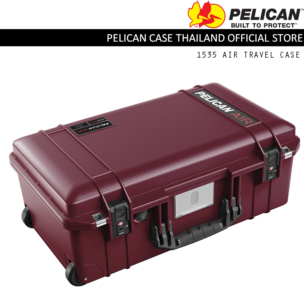 PELICAN 1535 AIR TRAVEL CASE - OXBLOOD