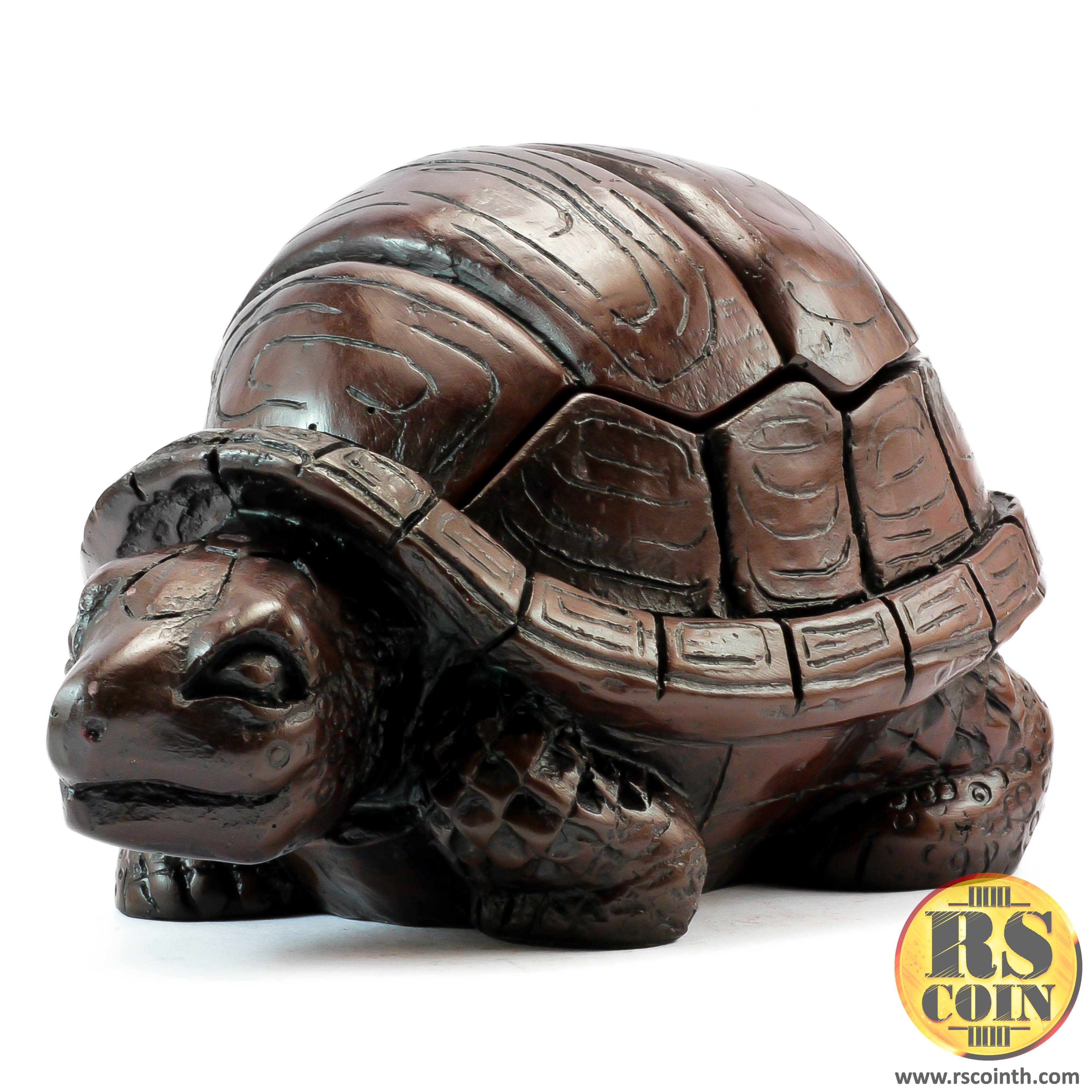 รูปปั้นหิน - เต่าตลับ (Thai Sculpture Stone Reptile Animal Turtle)