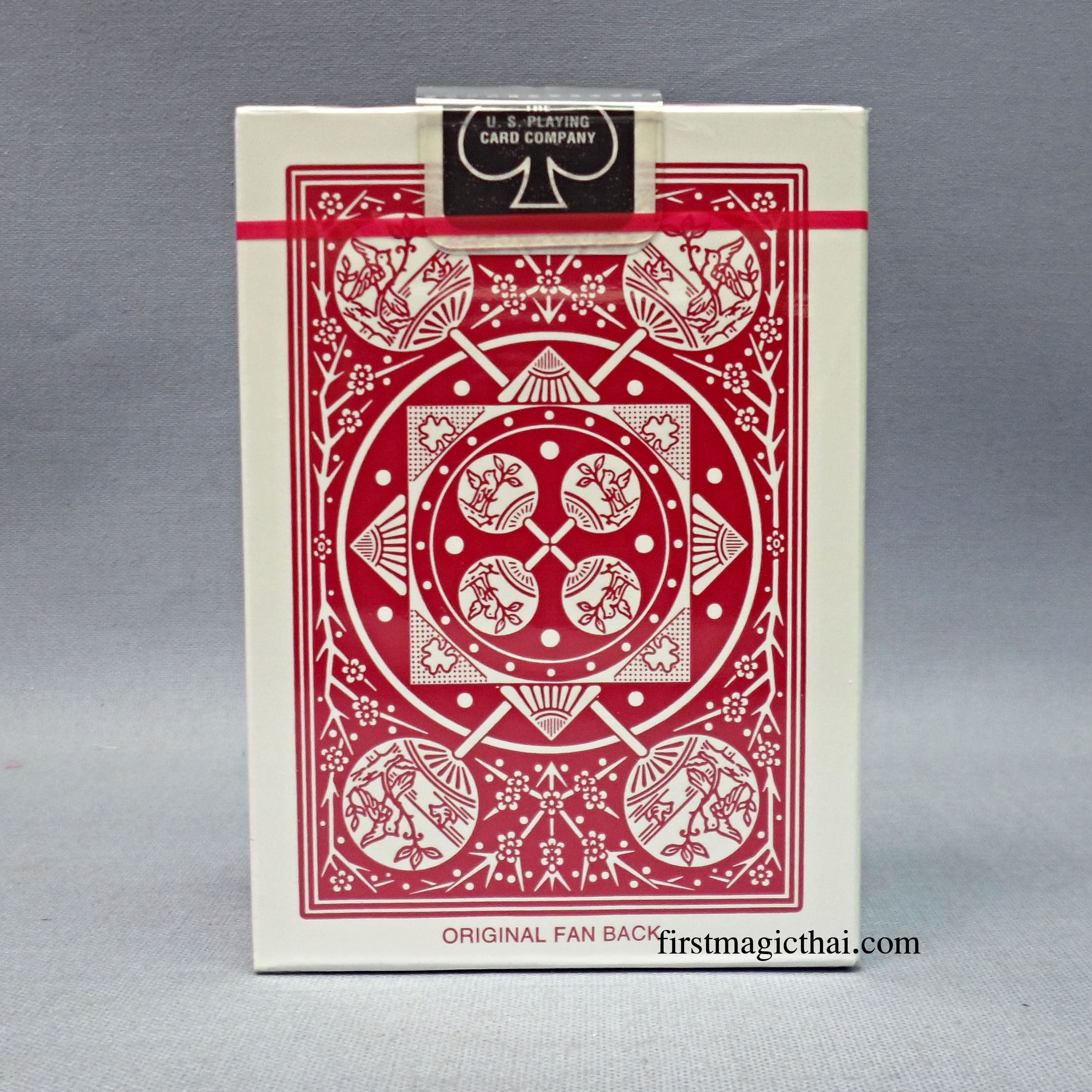 Tally-Ho Fan Back Playing Cards (Red)