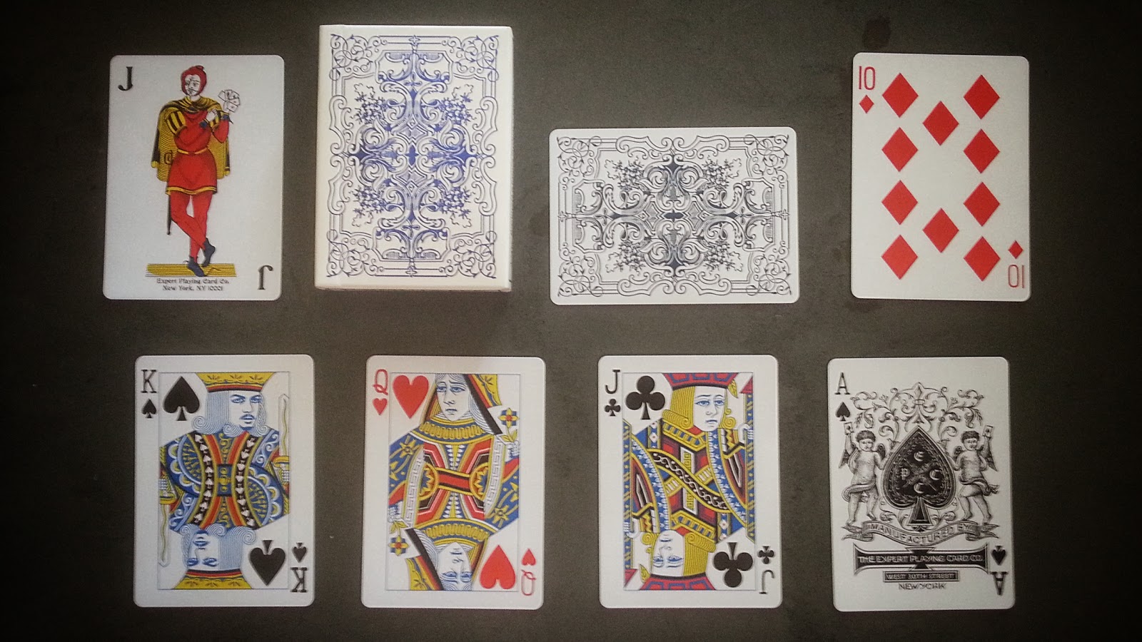 Exquisite Blue Playing Cards
