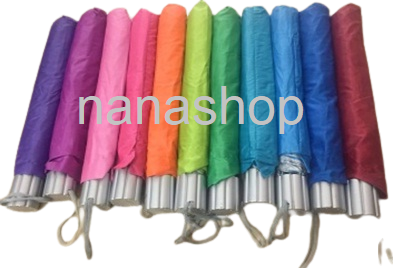 ร่มพับ 2 ตอน เกรดสำเร็จรูป ร่มกันยูวี พร้อมส่ง มีทั้งแบบคละสีและสีล้วน