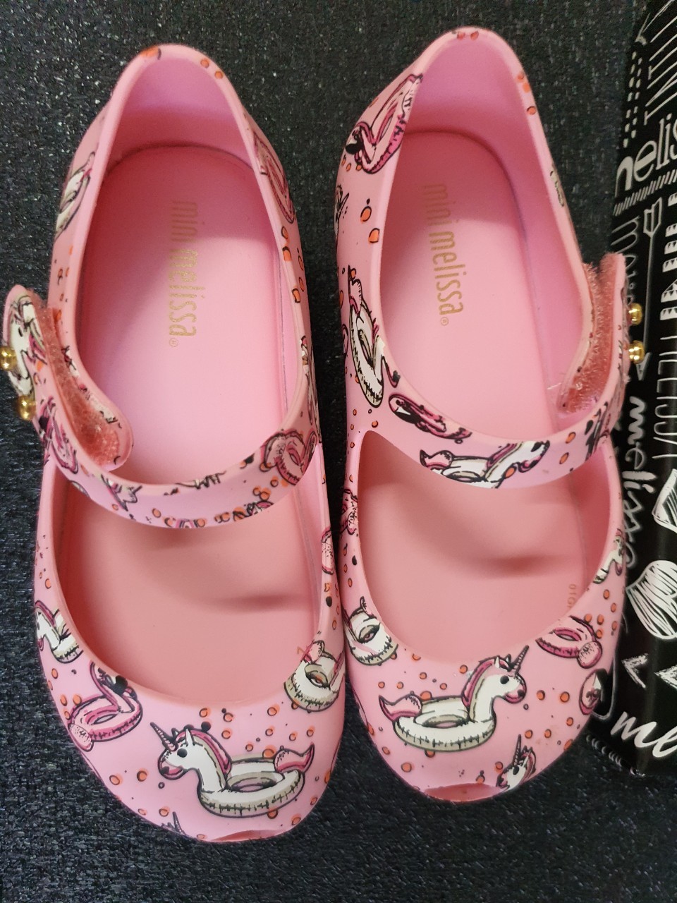 รองเท้าเด็ก Mini Melissa ไซส์ 14.5 cm.Unicorn เบอร์ 8 มือสองเหมือนใหม่ ไม่มีตำหนิ
