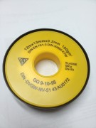 จินตนาT0875413514 Golden band เทปพันเกลียวคุณภาพสูง ผลิตจากเทฟล่อน( PTFE )100% ป้องกันสนิม เคมี ความร้อนสูง และเกลียวตาย
