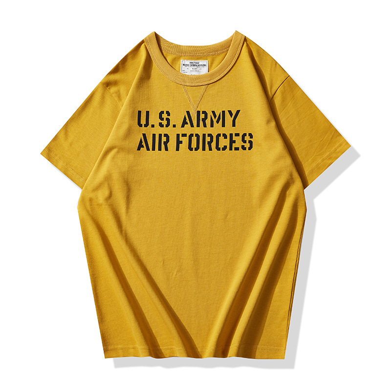 เสื้อยืดวินเทจสีเหลือง U.S Army [OKONKWO]