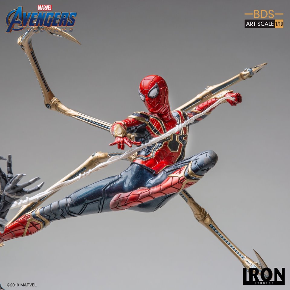 Iron Spider Vs Outrider 1/10 Avengers Endgame