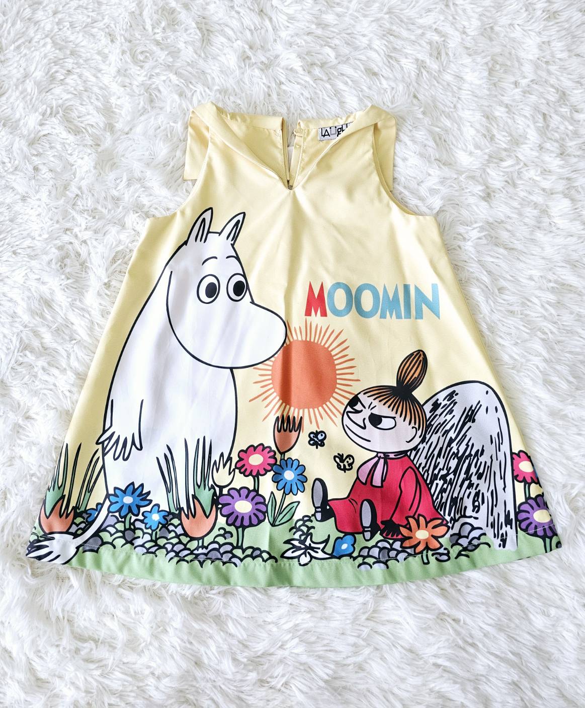 เดรส MOOMIN ไซส์ 3y Laugh by ChaLom มือสอง เหมือนใหม่ ไม่มีตำหนิ