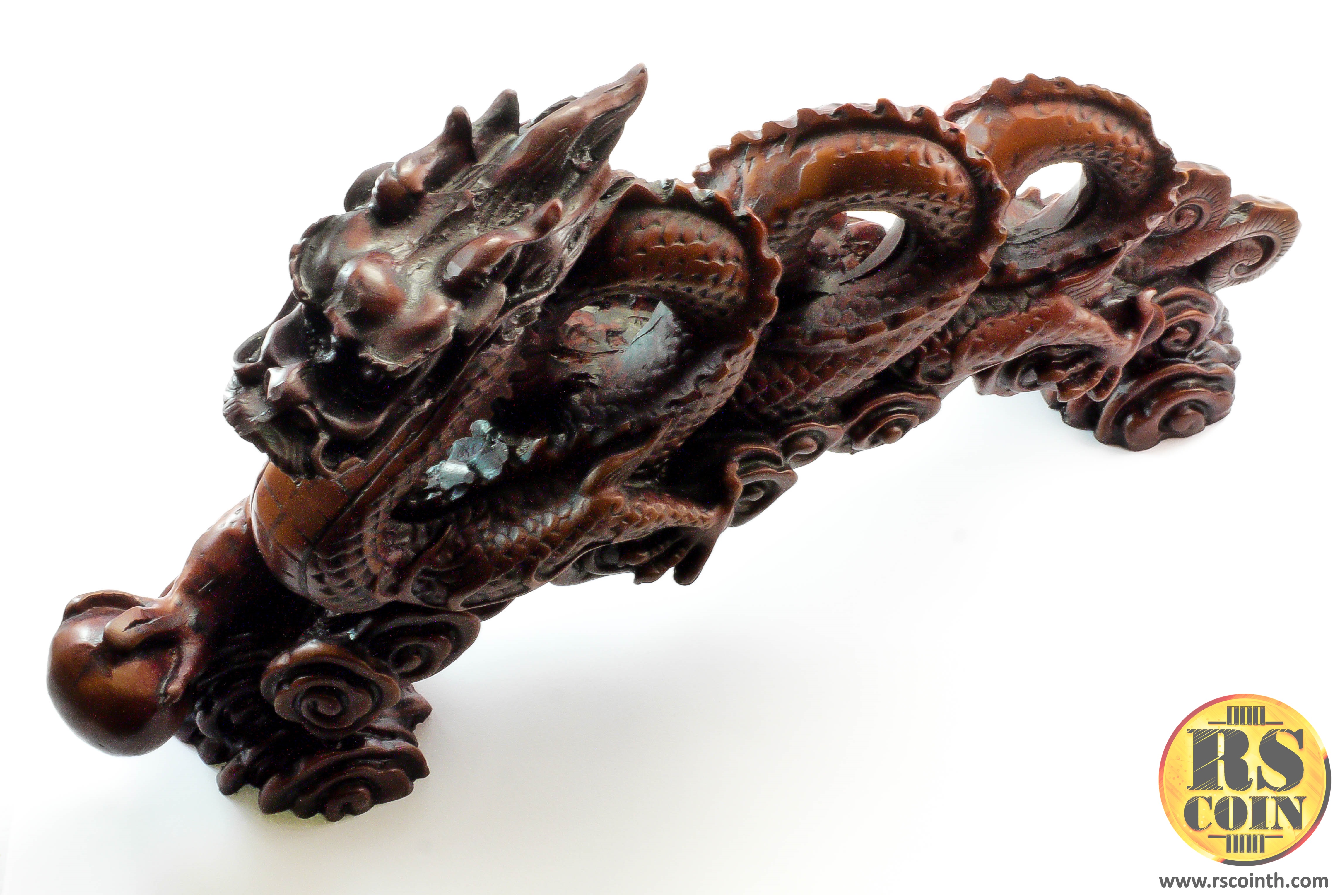 รูปปั้นหิน - มังกรจีนใหญ่ (Thai Sculpture Stone Great Chinese Legend Dragon)