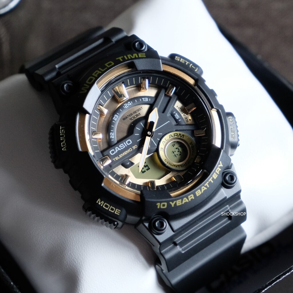 นาฬิกาผู้ชาย Casio รุ่น AEQ-110BW-9AV คาสิโอ