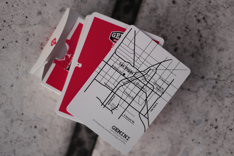 Gemini Casino playing cards (Red)