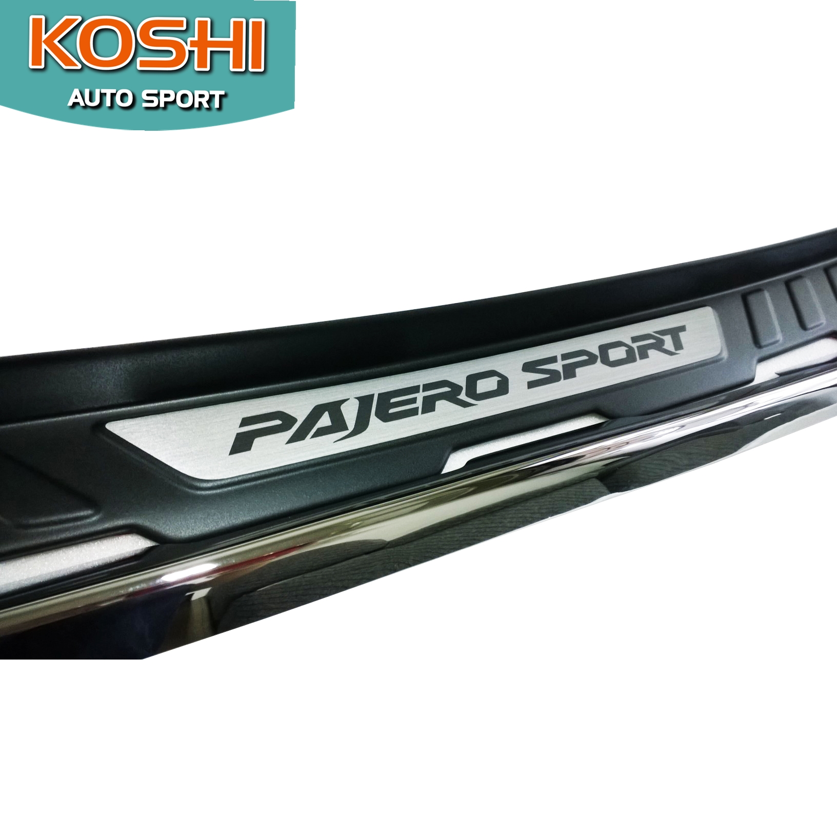 กันรอยท้าย Mitsubishi Pajero Sport 2016 ยี่ห้อ Fitt