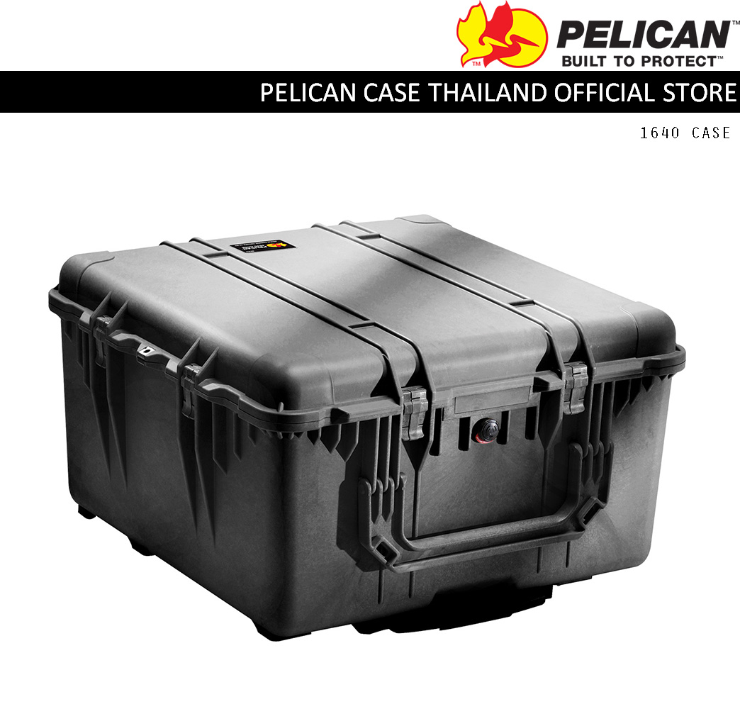 PELICAN 1640 CASE WITH FOAM - BLACK