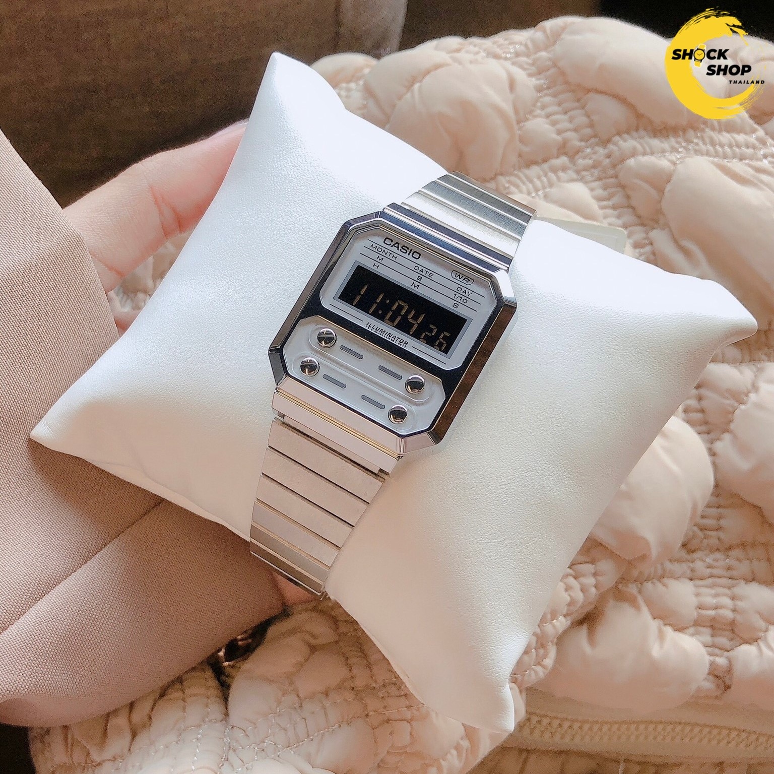 นาฬิกาข้อมือ Casio รุ่น A100WE-7B คาสิโอ