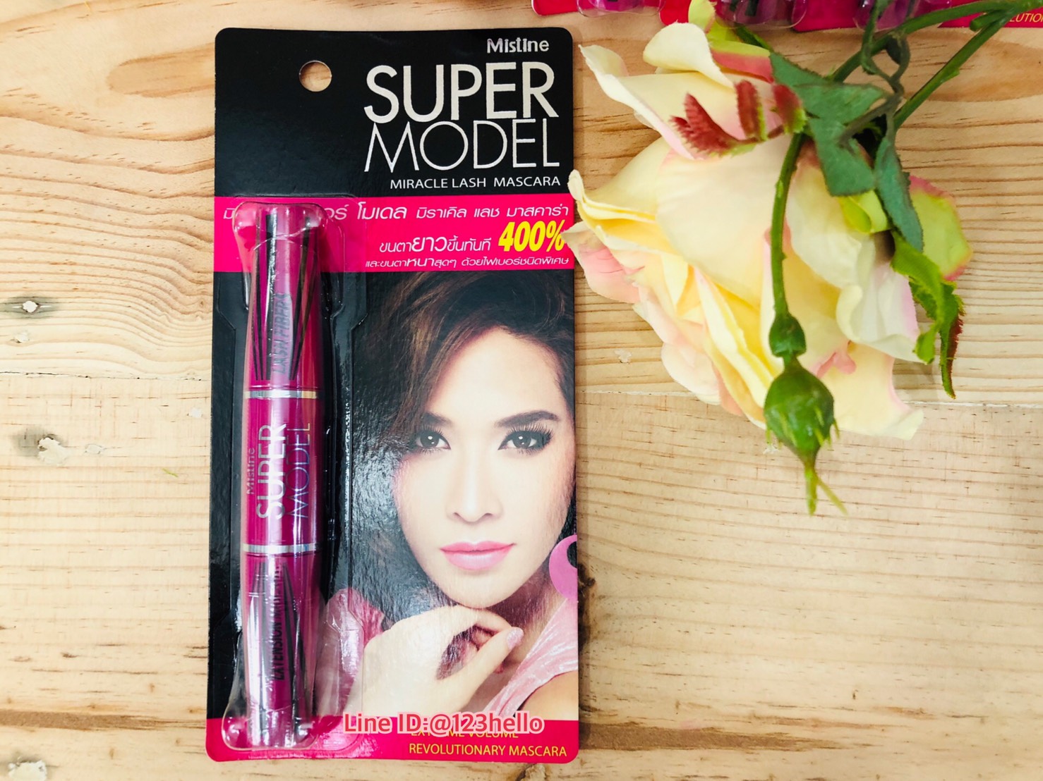Mistine SUPER MODEL MIRACLE LASH MASCARA มิสทิน ซุปเปอร์ โมเดล มิราเคิล แลช มาสคาร่า 5.5 กรัม