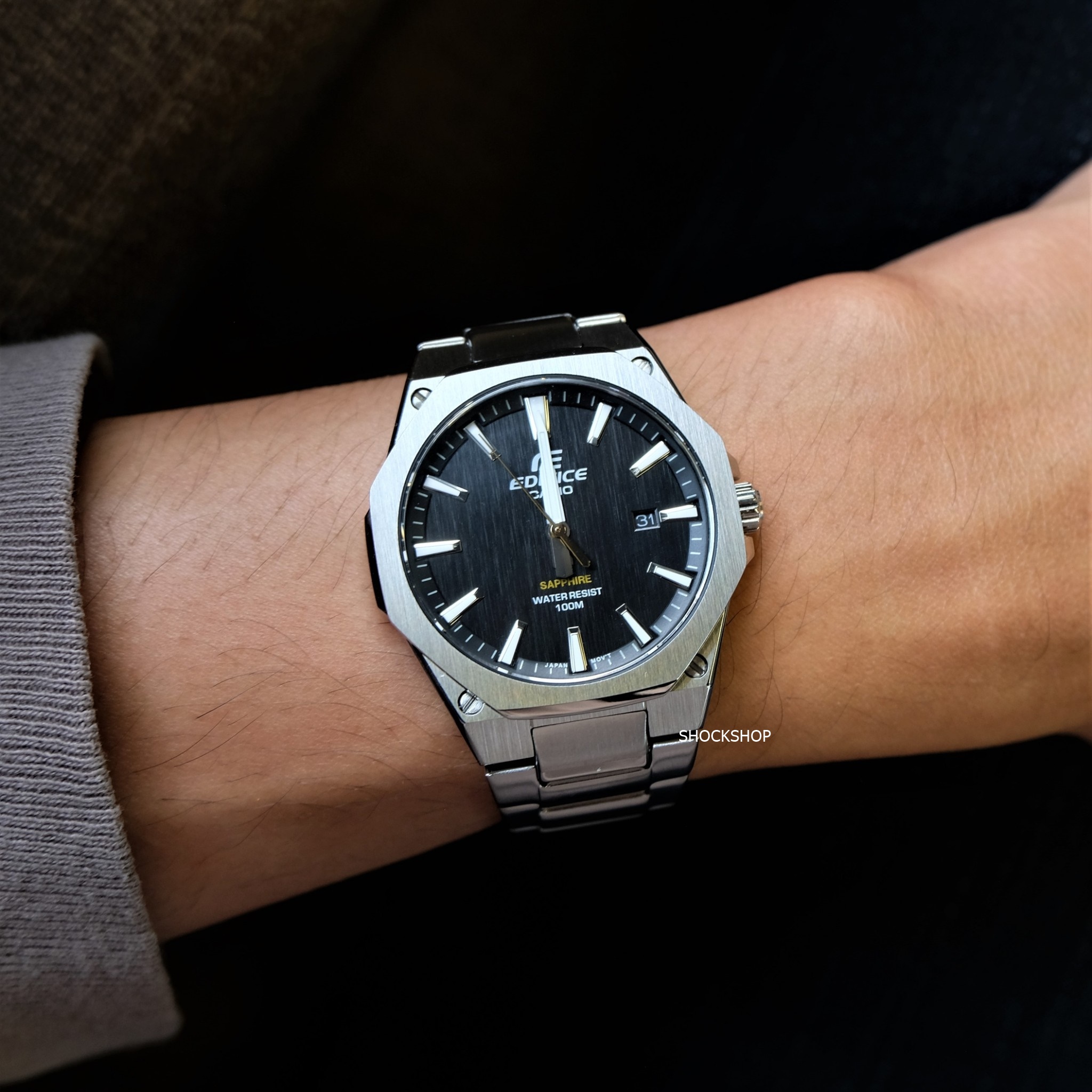 นาฬิกาผู้ชาย Casio Edifice รุ่น EFR-S108D-1AV คาสิโอ