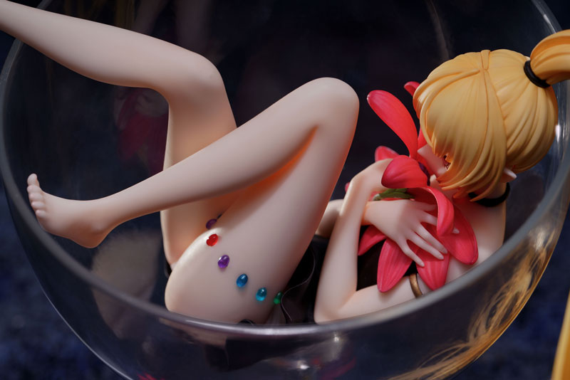 Girl in Glass Lily Wine