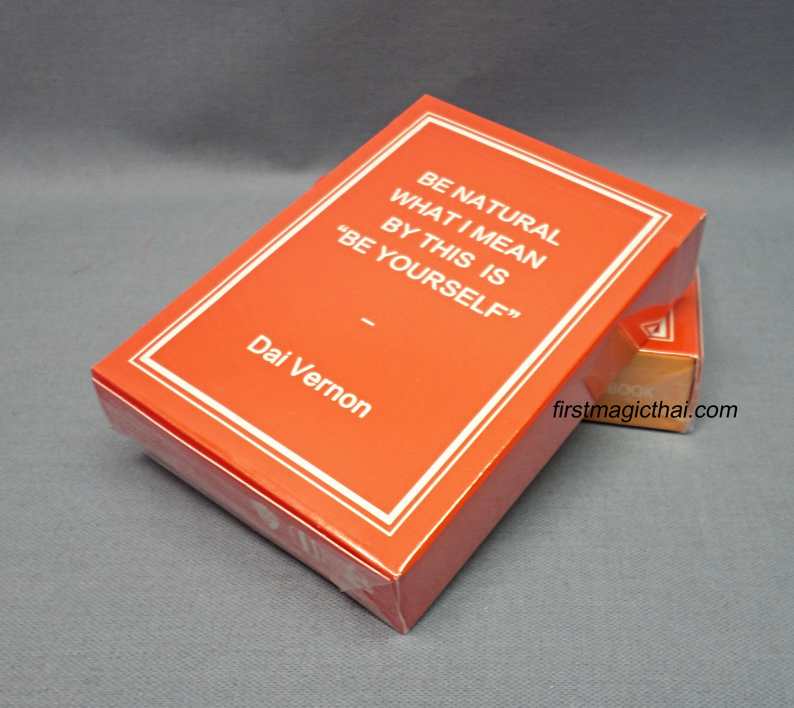 Orange Magic Notebook by The Bocopo Playing Card