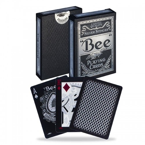 Bee Silver Stinger Playing Cards