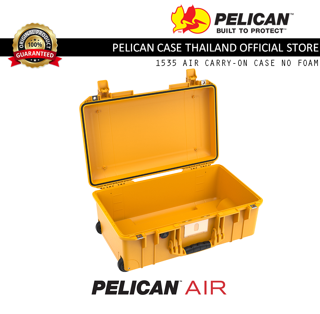 Pelican 1535 Air Case, No Foam - Yellow